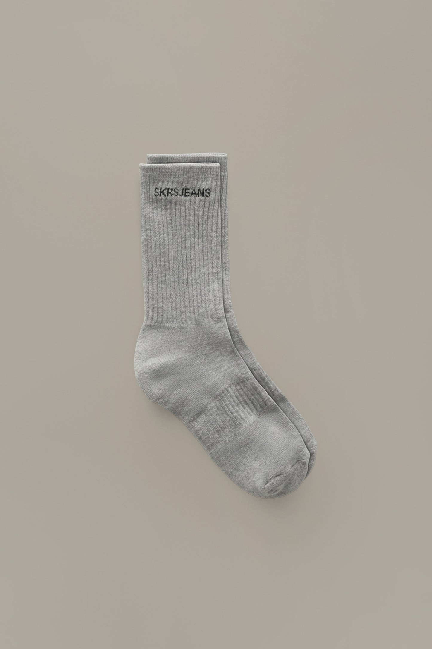 SKRS Classic Crew Socks in Grey