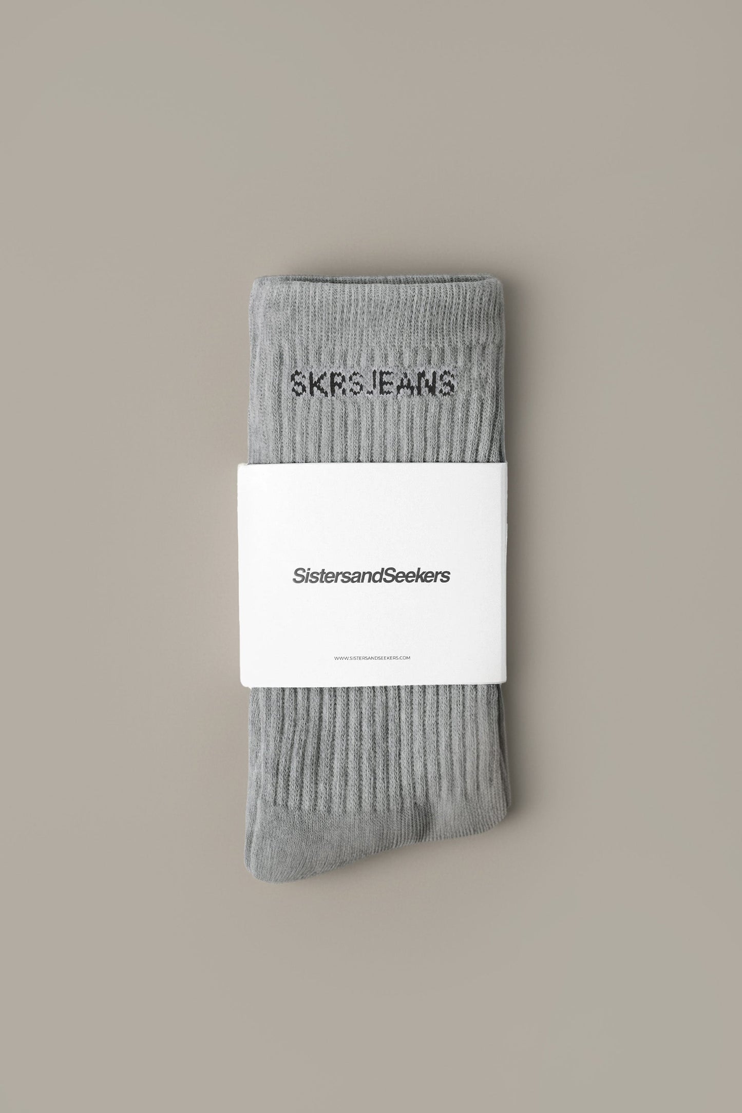 SKRS Classic Crew Socks in Grey